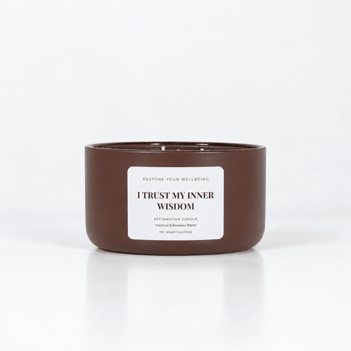 I Trust My Inner Wisdom – Affirmation Candle Affirmation Candle by Restore Your Wellbeing