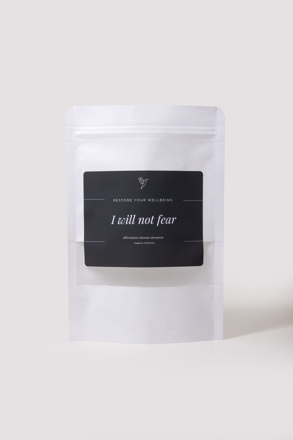 Restore Your Wellbeing I Will Not Fear bergamot and lemon shower-steamer three-pack
