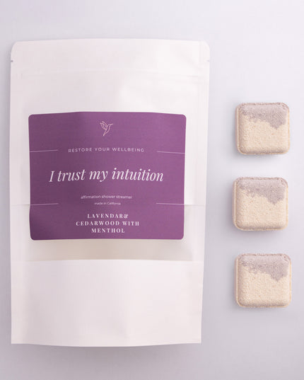 I Trust My Intuition – Lavender & Cedarwood with Menthol Shower Steamer