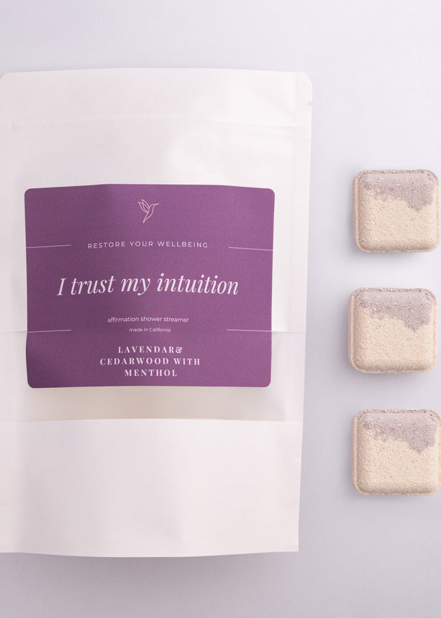 I Trust My Intuition – Lavender & Cedarwood with Menthol Shower Steamer