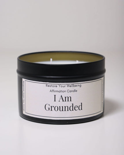 I Am Grounded Affirmation Candle