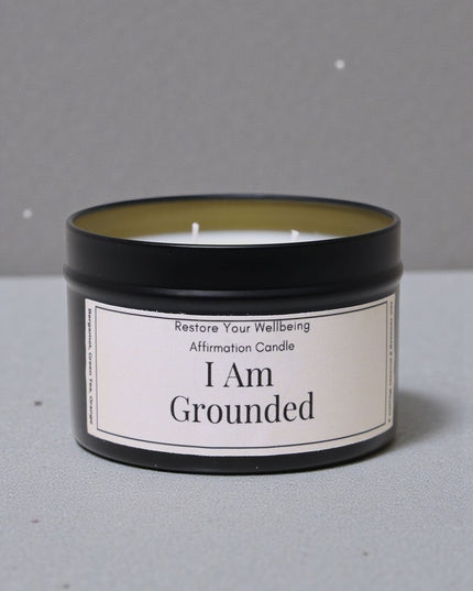 I Am Grounded Affirmation Candle