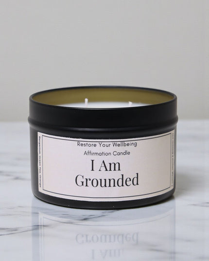 I Am Grounded Affirmation Candle