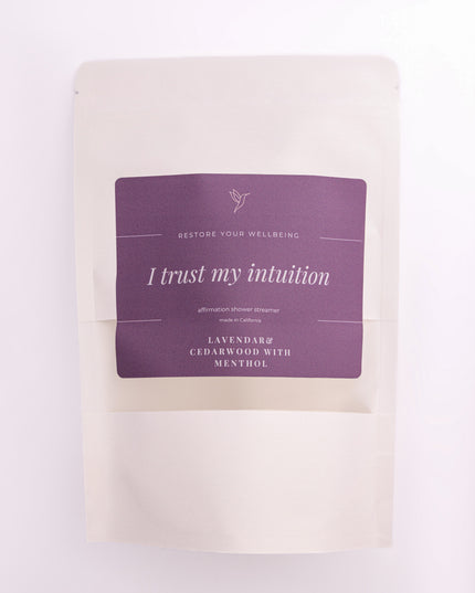 I Trust My Intuition – Lavender & Cedarwood with Menthol Shower Steamer