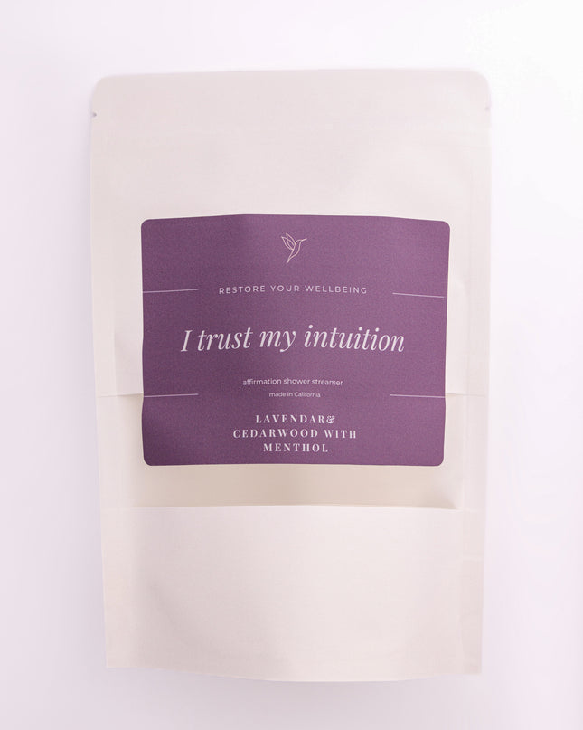 I Trust My Intuition – Lavender & Cedarwood with Menthol Shower Steamer