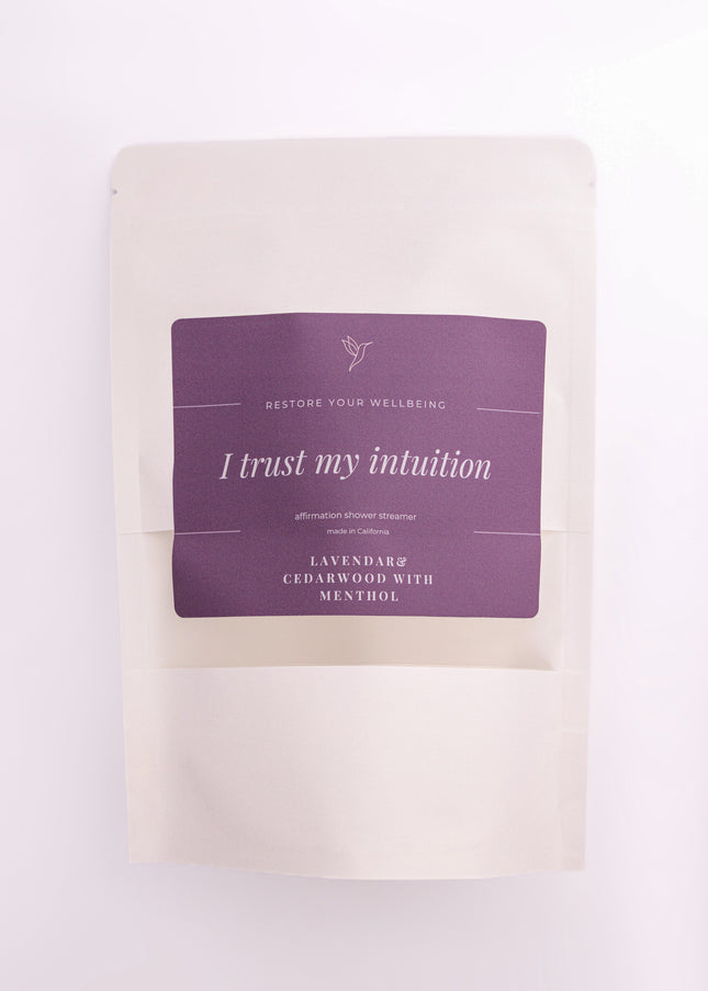 I Trust My Intuition – Lavender & Cedarwood with Menthol Shower Steamer