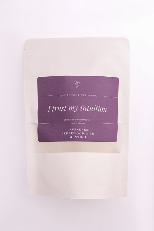 I Trust My Intuition – Lavender & Cedarwood with Menthol Shower Steamer