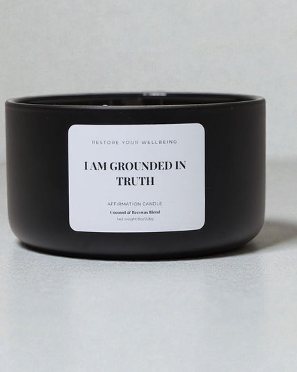 I Am Grounded in Truth – Affirmation Candle