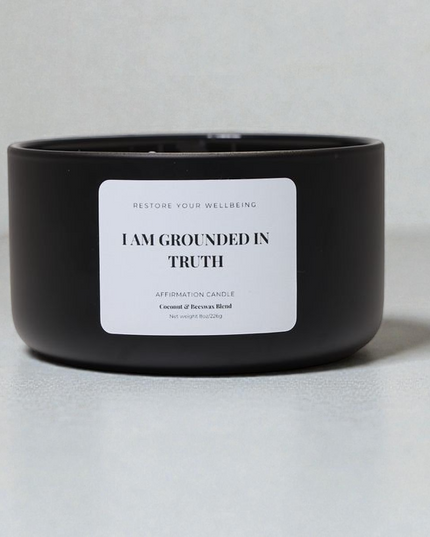 I Am Grounded in Truth – Affirmation Candle