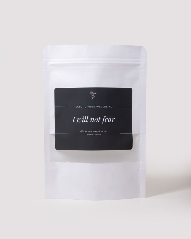 I Will Not Fear – Bergamot & Lemon with Menthol Shower Steamer