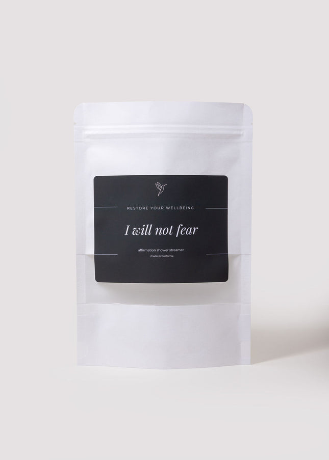 I Will Not Fear – Bergamot & Lemon with Menthol Shower Steamer