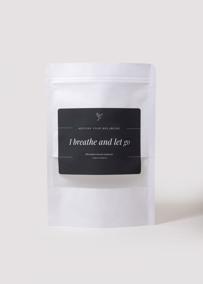 I Breathe and Let Go – Lemongrass & Tangelo with Menthol Shower Steamer