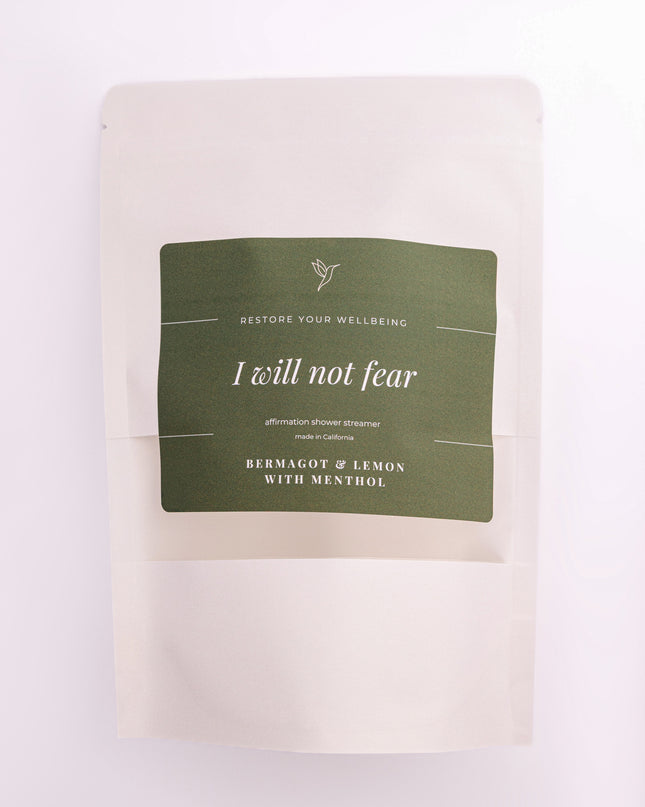 Packaged product with a green label on a white background