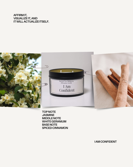 I Am Confident Affirmation Candle