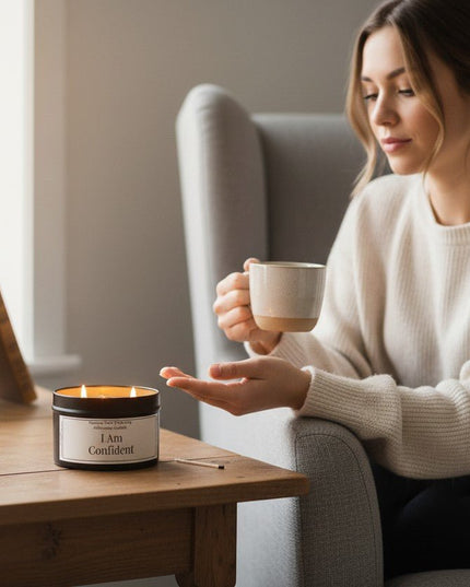 I Am Confident Affirmation Candle Affirmation Candle by Restore Your Wellbeing