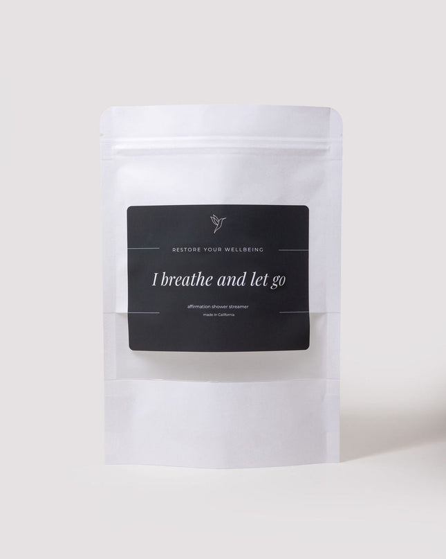 I Breathe and Let Go – Lemongrass & Tangelo with Menthol Shower Steamer by Restore Your Wellbeing