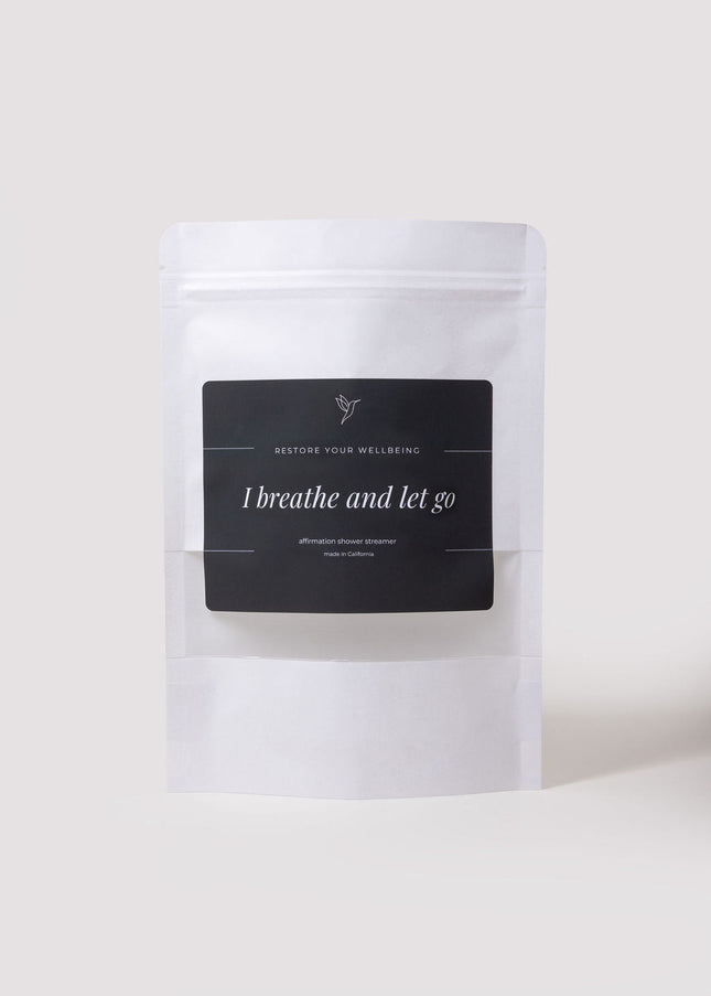I Breathe and Let Go – Lemongrass & Tangelo with Menthol Shower Steamer by Restore Your Wellbeing