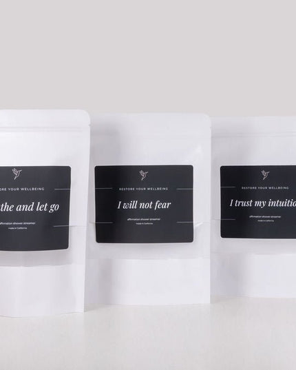 I Breathe and Let Go – Lemongrass & Tangelo with Menthol Shower Steamer by Restore Your Wellbeing