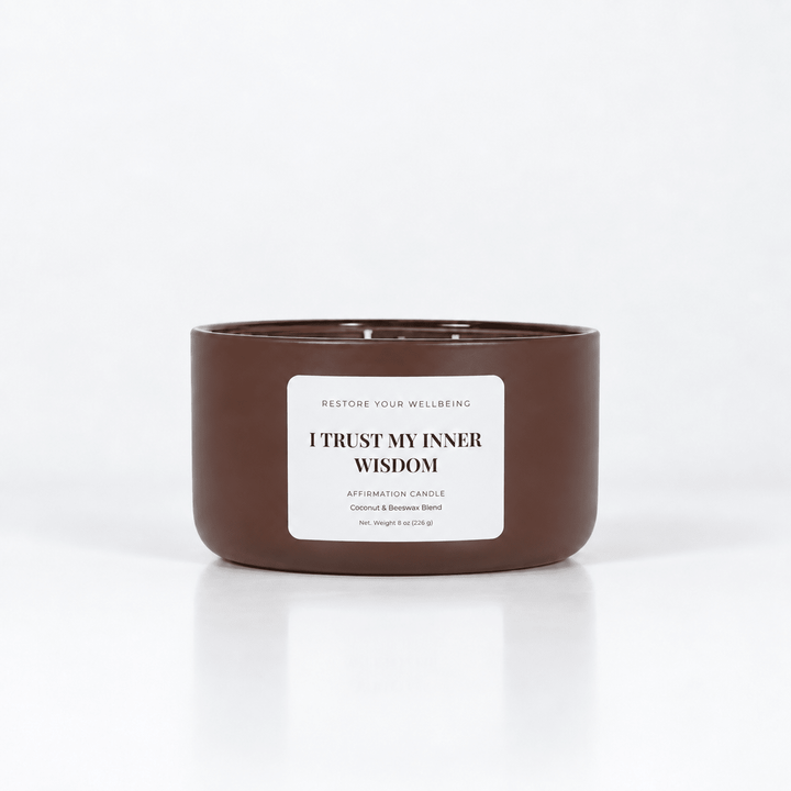 I Trust My Inner Wisdom – Affirmation Candle Affirmation Candle by Restore Your Wellbeing